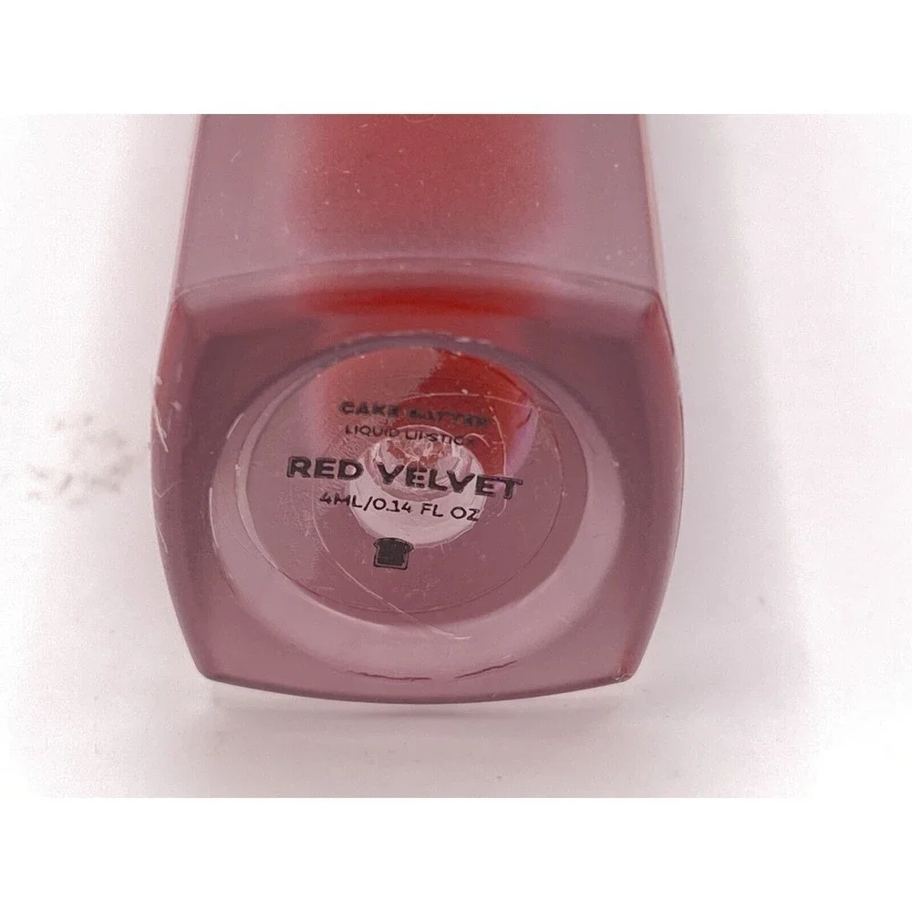 Pound Cake Cake Batter Liquid Lipstick Red Velvet 4 ml .14 fl oz Full Size‎ NEW